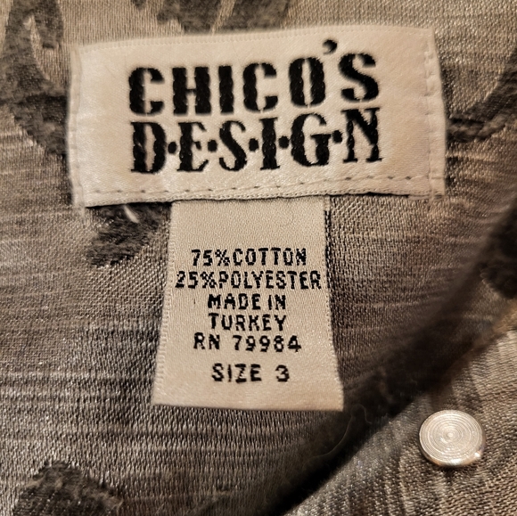 Chico's Silver Light Jacket - Picture 5 of 6